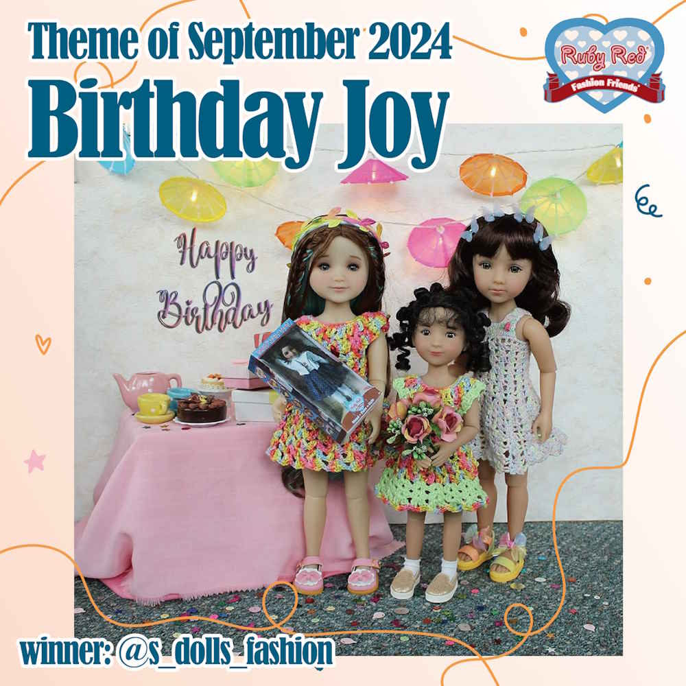 Ruby Red Fashion Friends Dolls - Photo of the month winner - Sep 2024